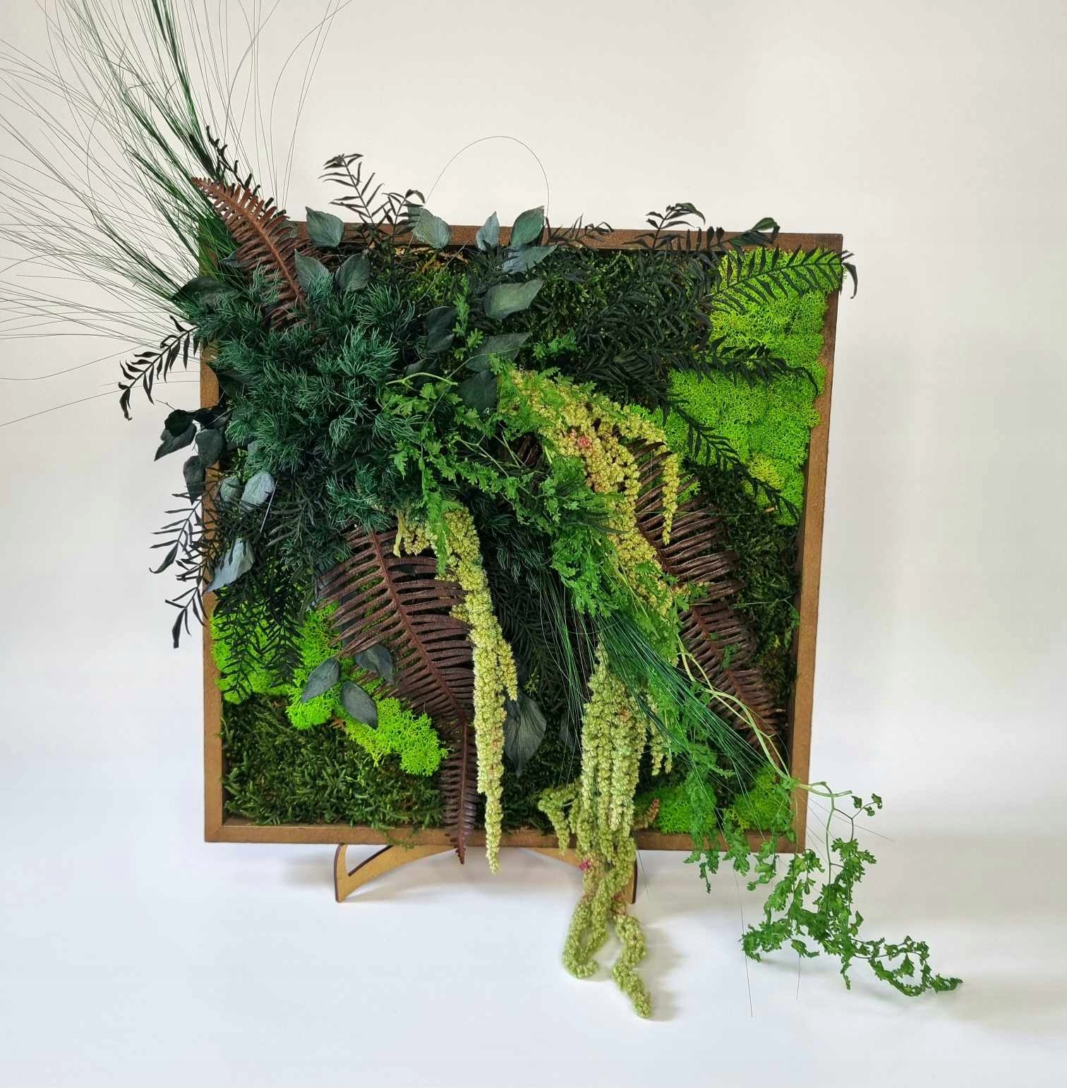 OBRAZ Z MCHEM I ROŚLINAMI STABILIZOWANYMI Kod producenta 05