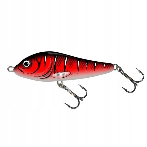 Wobler Salmo Rattlin Slider 11cm 47g Sinking Red Wake QRN021