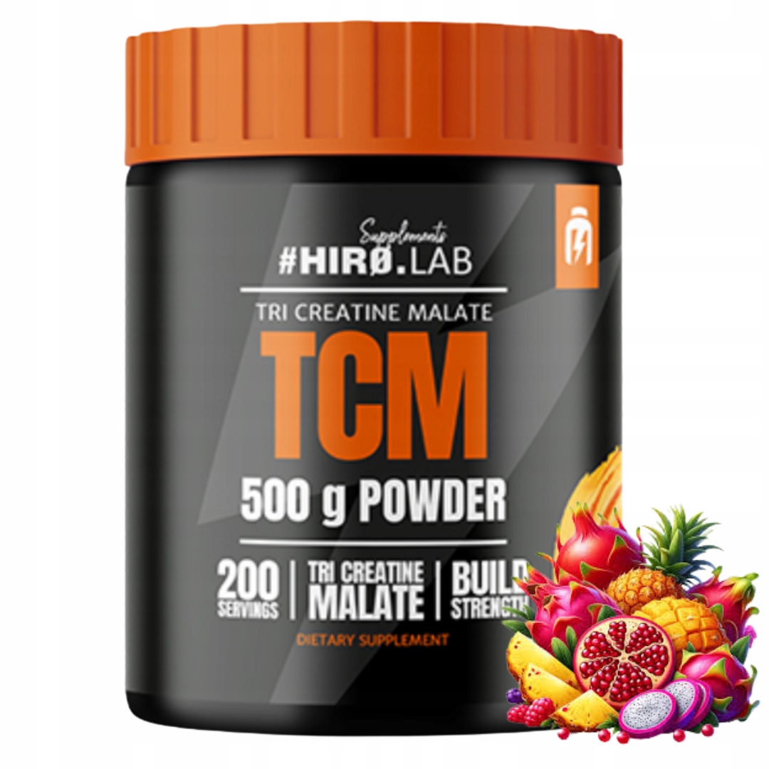 Hiro.lab Tcm 500g exotické ovoce kreatin jablečnan Tri Creatine malate