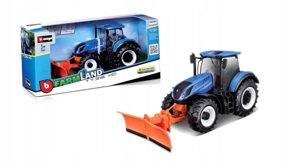 NEW HOLLAND T7. 315 HD PŁUG BBURAGO