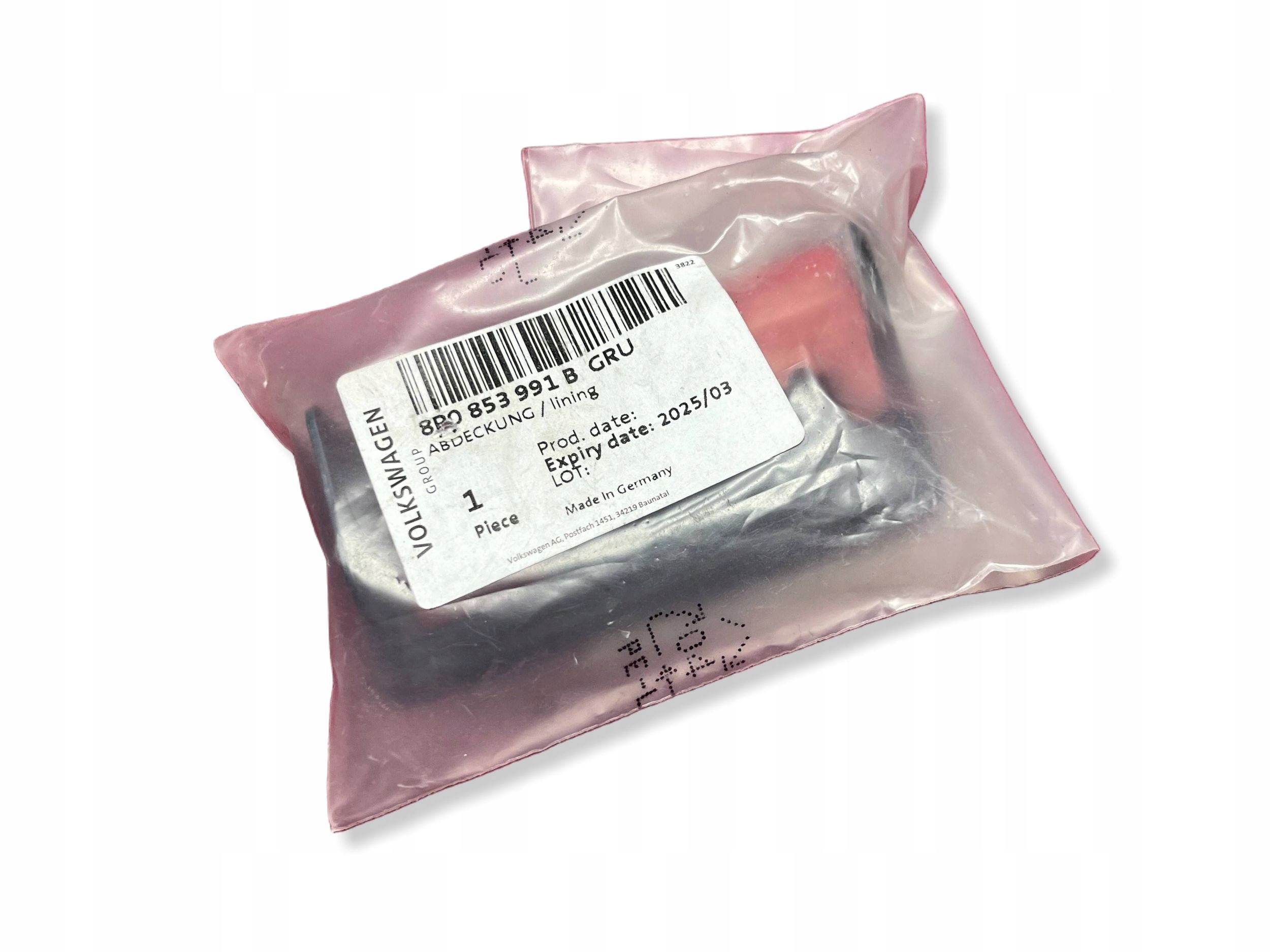 AUDI Q5 8R left moulding cap for front fender 8R0853991B !J