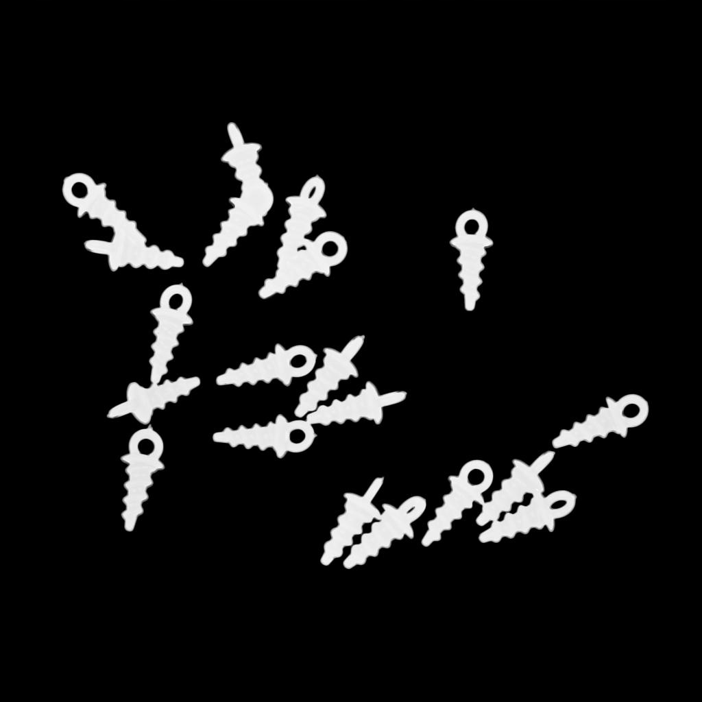 20 Popup Pegs Rig Stopper Baits Screw Model wędkarstwo karpiowe