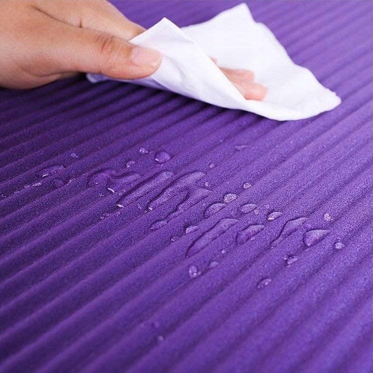 MATA DO ĆWICZEŃ JOGA FITNESS - STAR GRUBA FIOLETOWA GIMNASTYCZNA 183x61x1,0 Model NBR YOGA MAT