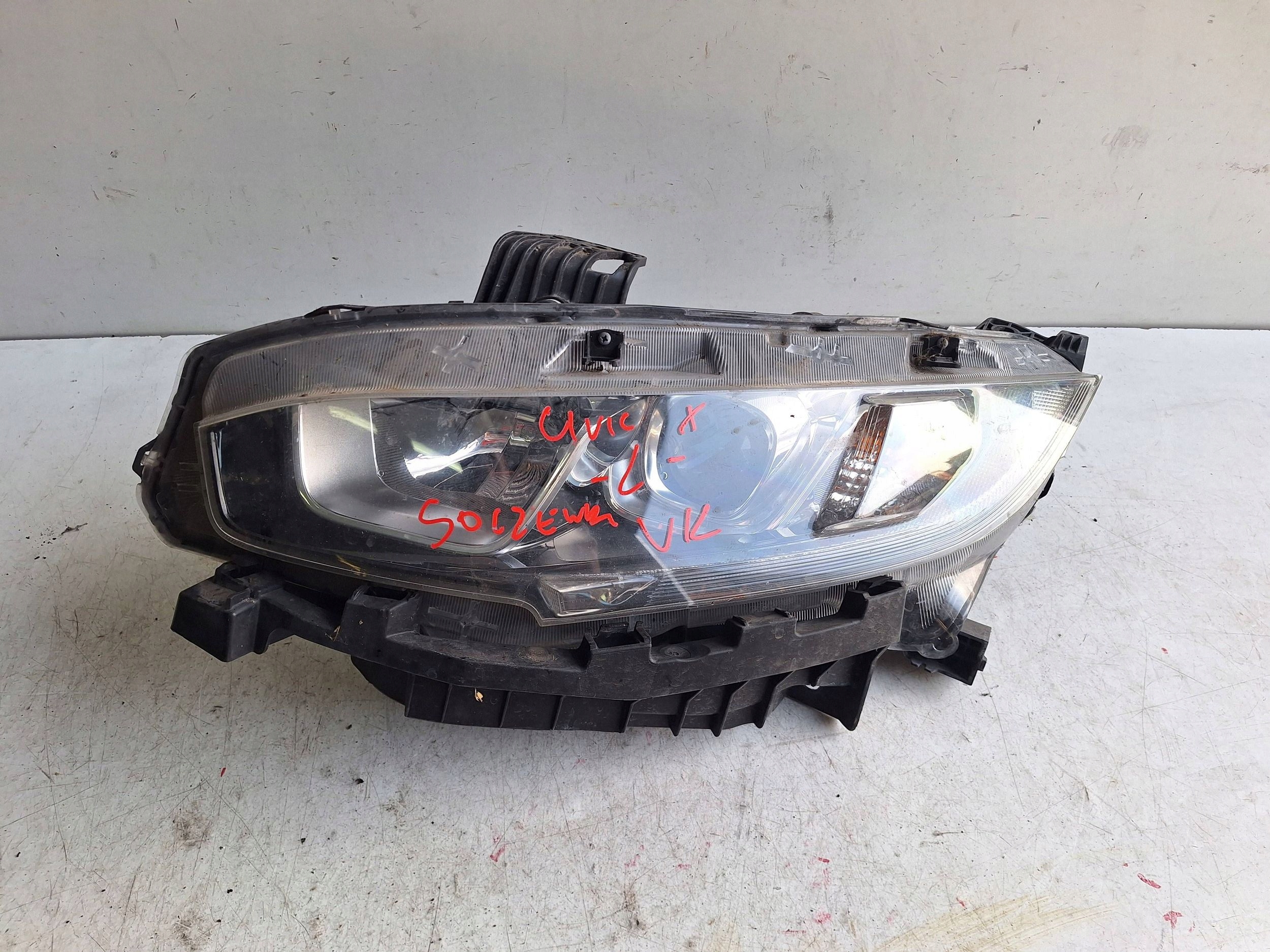 HONDA CIVIC X 17-21 light left lens + LED UK-ANGLIK