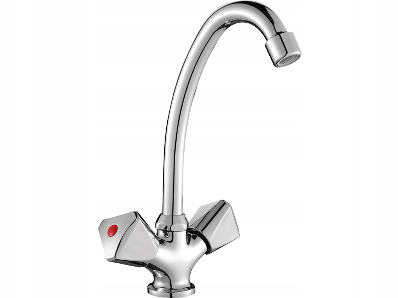Kuchyňská Baterie Dřez Stojánková S Knoflíky Chrom