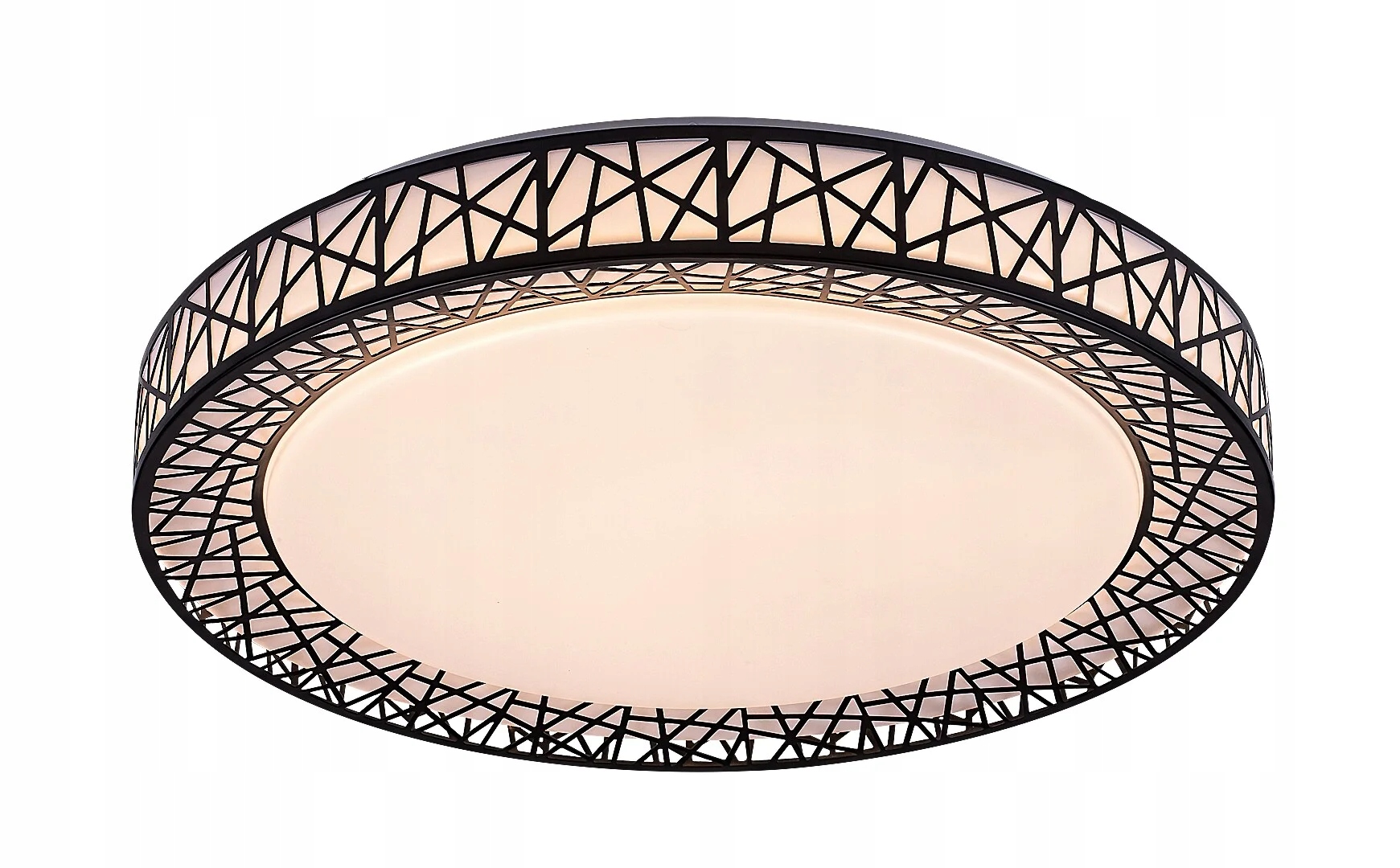 Stropné Svietidlo s diaľkovým ovládaním 49 cm Led 48 W čierny okrúhly Nilin 71140 Rabalux