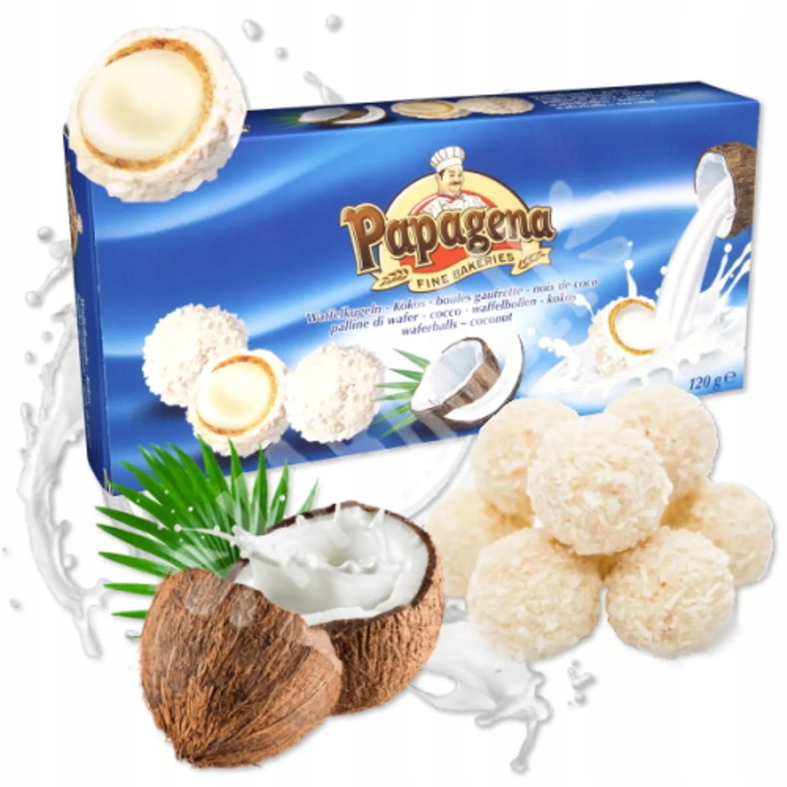 Papagena Kulki Waflowe z Kokosem 120 g — 4
