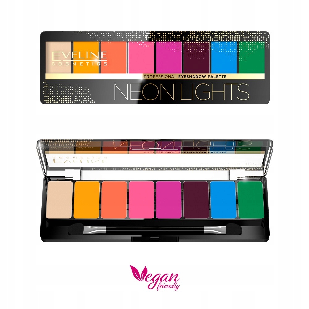 

Eveline Cosmetics Neon Lights paleta 8 cieni