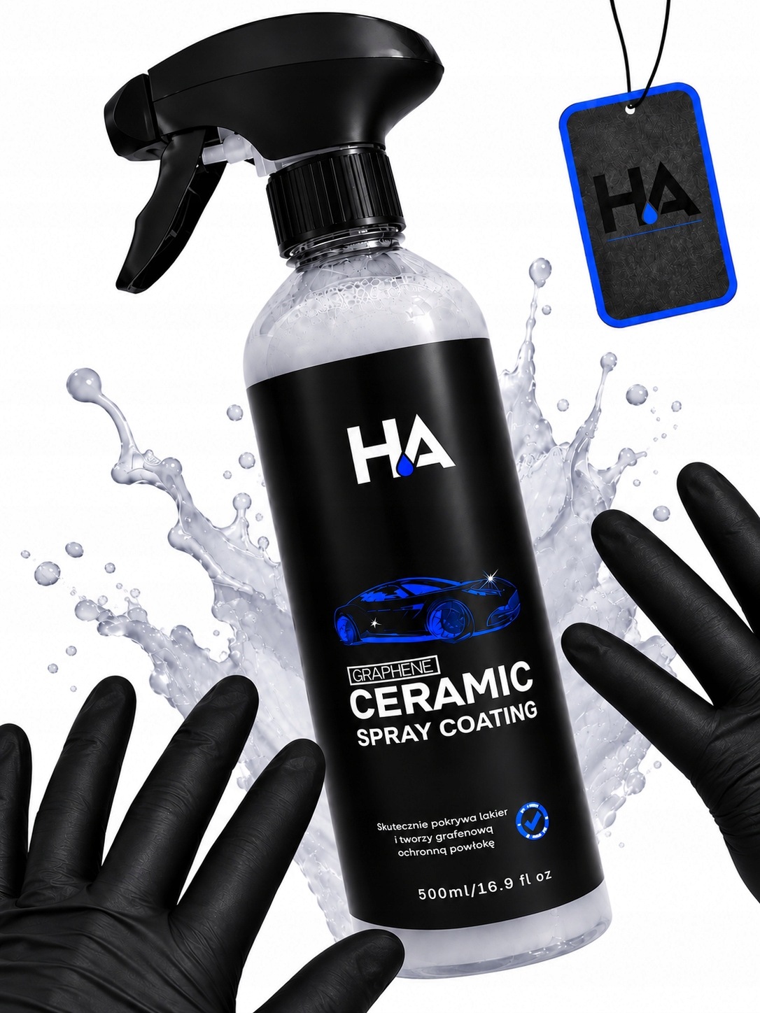 Quick Detailer Ha 500 ml nabłyszczacz powłoka hydrofobowa ceramic