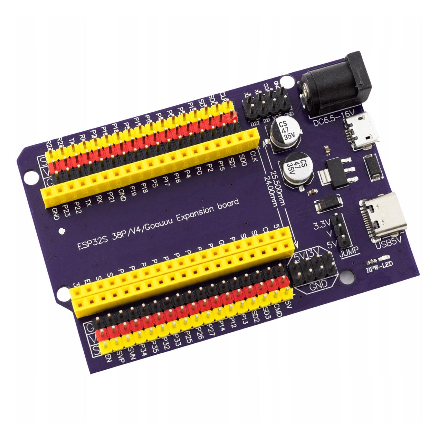 MSALAMON ESP32 38-pin adapter
