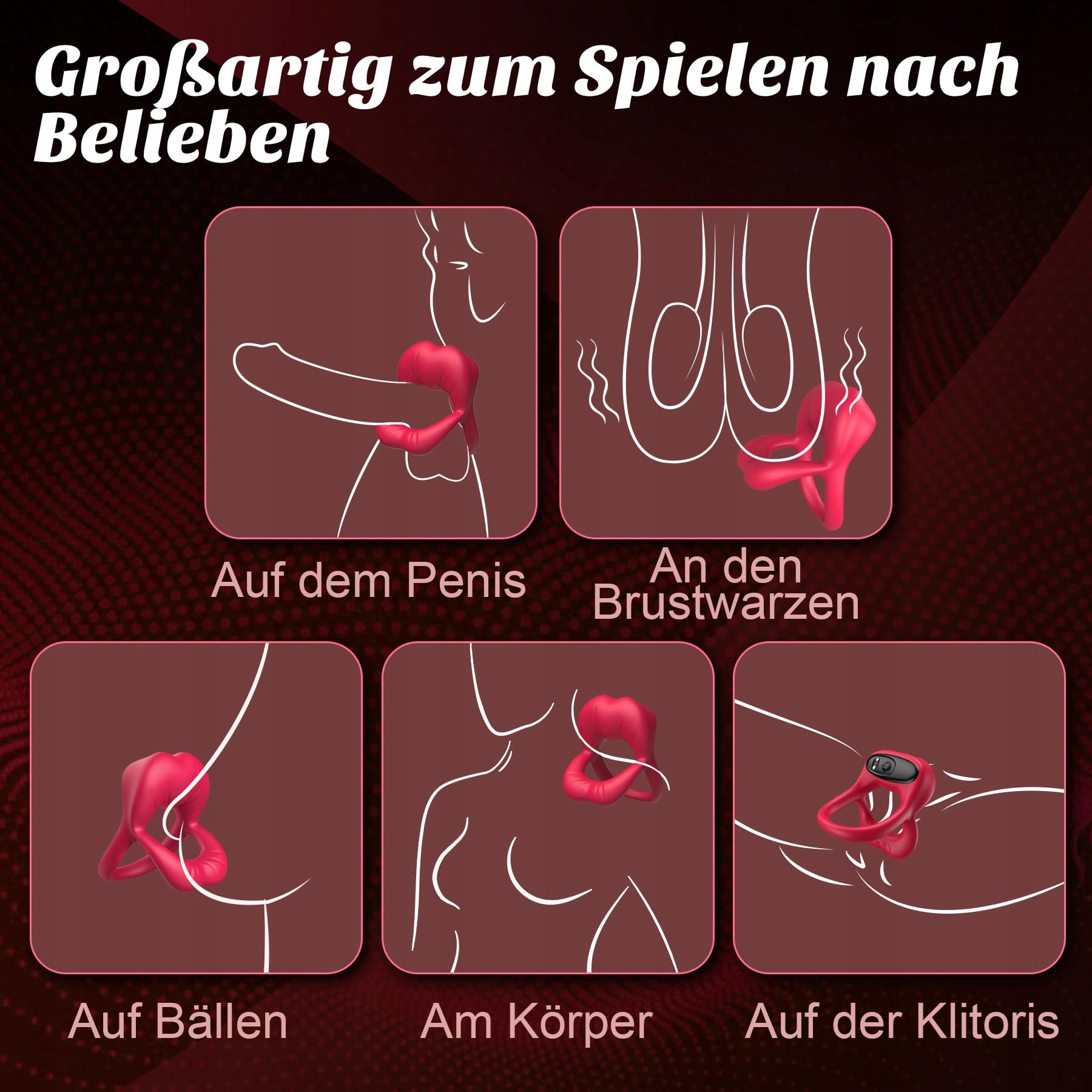 DUREX Wibrujący Pierścień na Penisa z Klitoris Stymulatorem dla Par — miniatura 4
