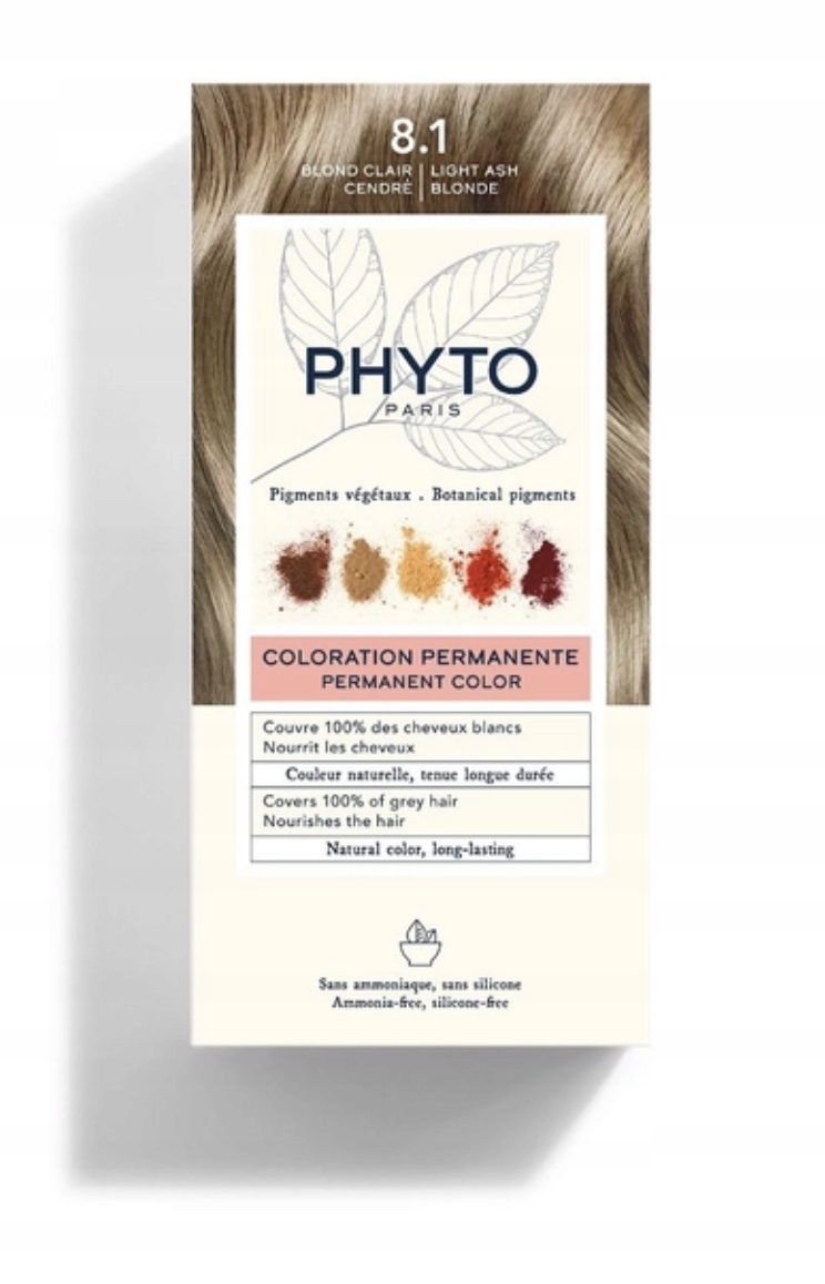 Phyto Color Barva na vlasy 8.1 Světle popelavě blond