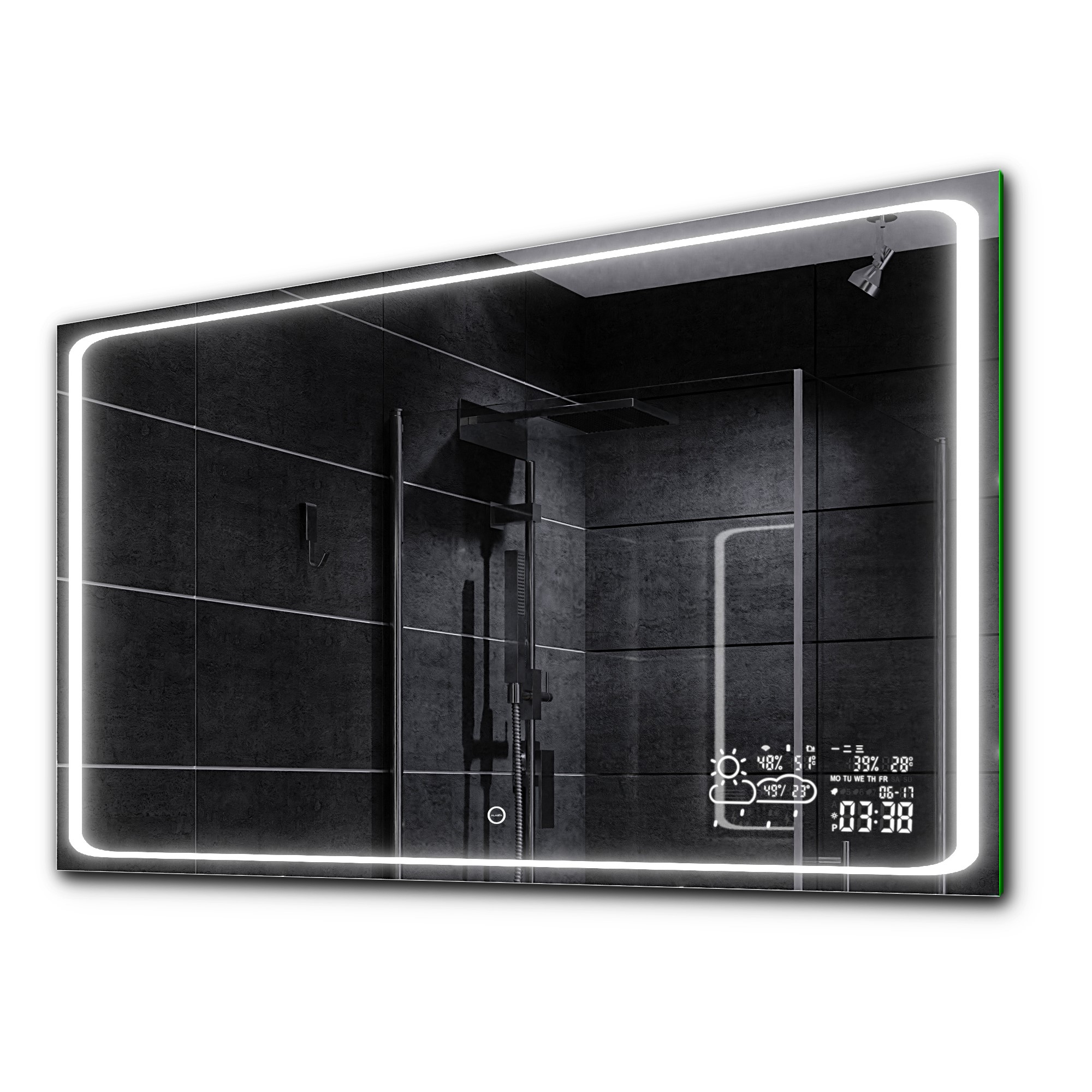 

Lustro łazienka Led +pogoda dotyk 170x90 Barcelona