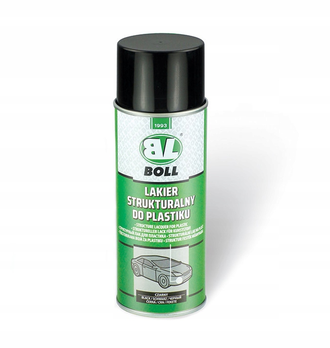 

Lakier strukturalny do plastiku Boll 400 ml czarny