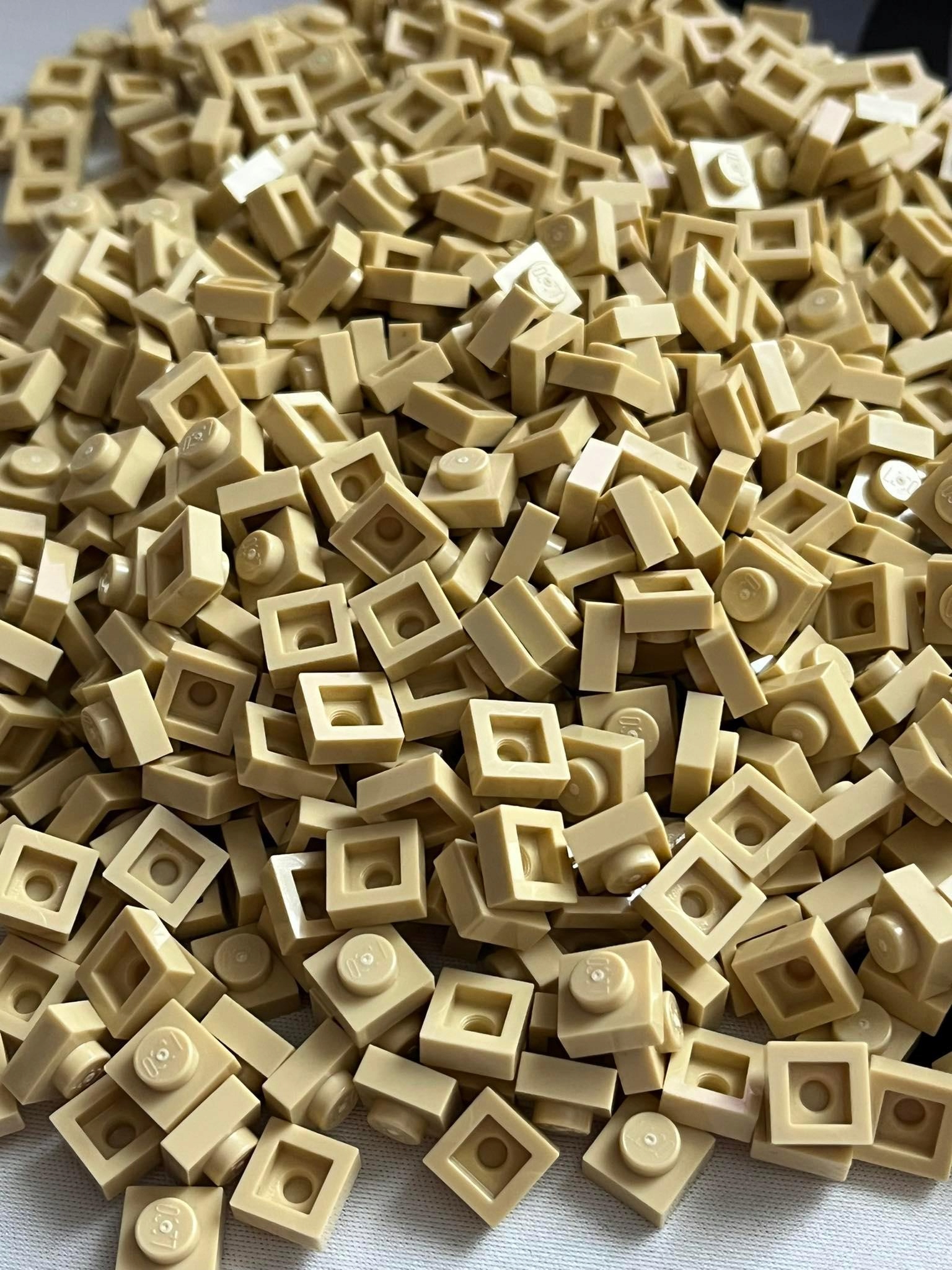 

Lego Nowe płyt plate 1X1 tan piaskowy 100 Szt 3024