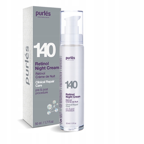 Purles 140 Retinol Night Cream 0,5% regenerační noční krém 50 ml