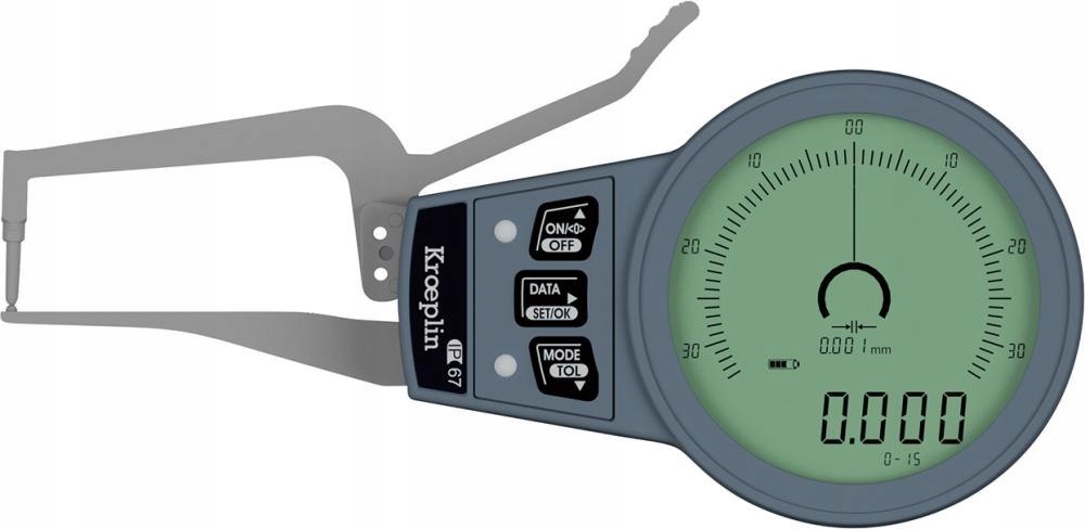 Suwmiarka analogowa Kroplin 4053569817127 15 mm