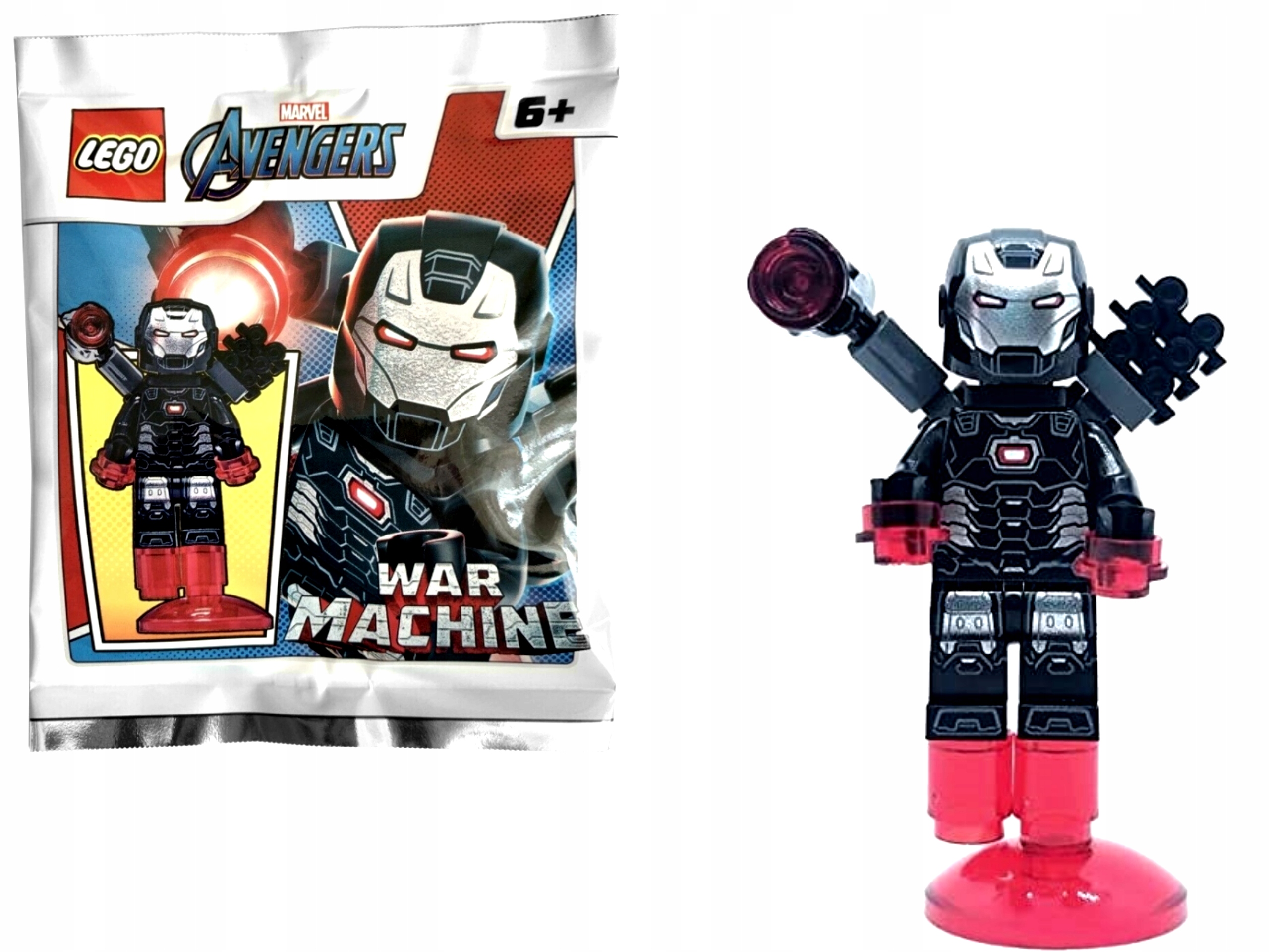 

Lego Super Hreos - War Machine + bronie ! 242107