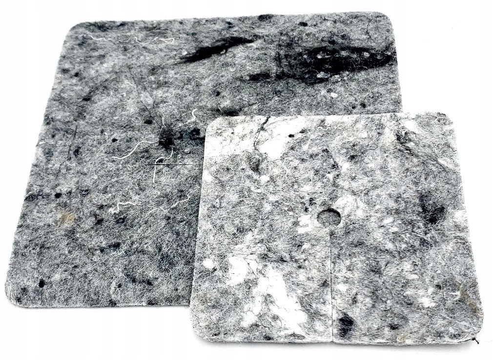 Plstěné kroužky pro květináče Čtverec 20 cm x 20 cm 2,5 mm Tloušťka/ 100 Ks