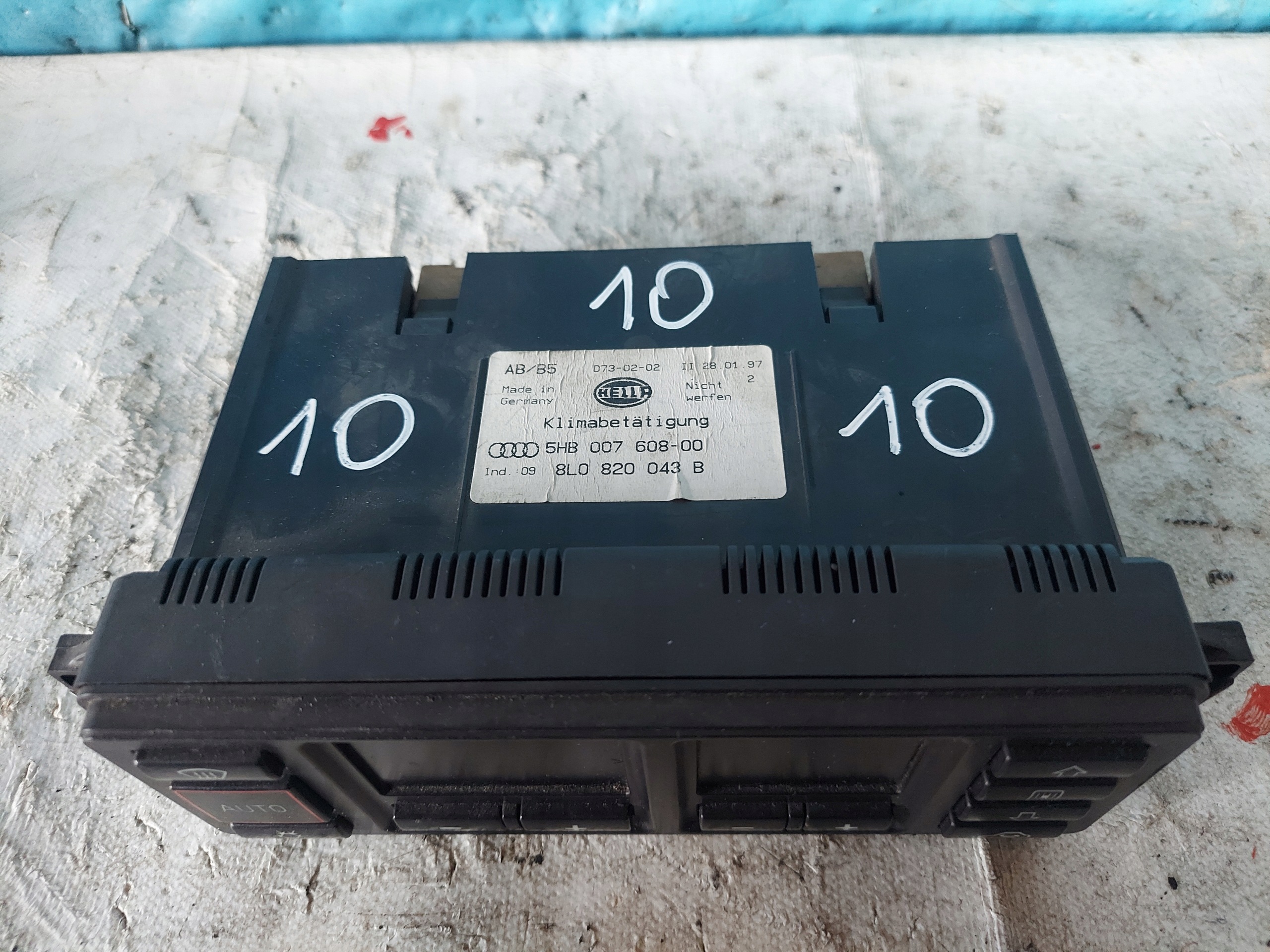 PANEL KLIMY AUDI A3 8L A4 B5 8L0820043D