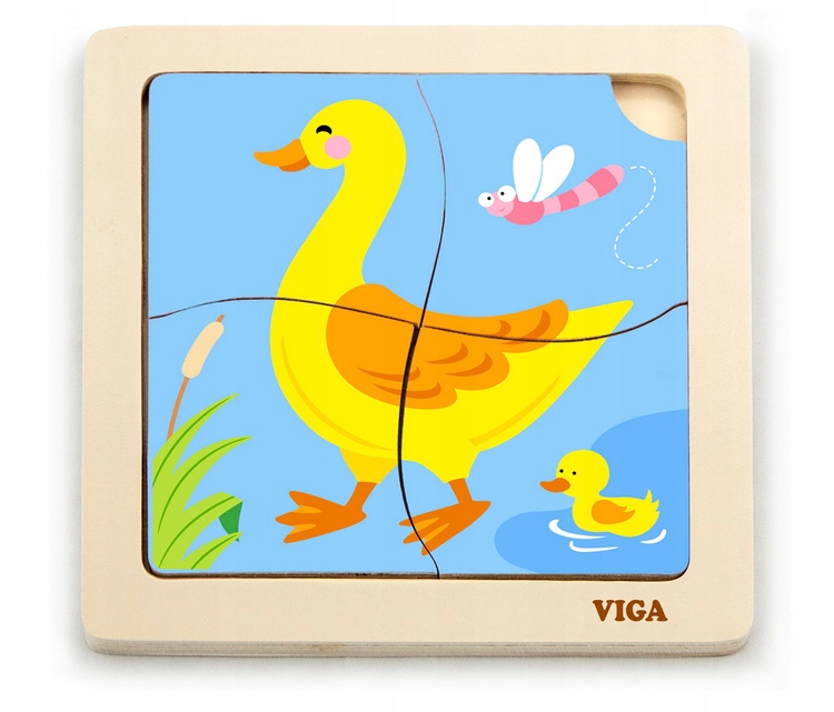 

Viga Drewniane Puzzle Maluszka Kaczuszka 51314
