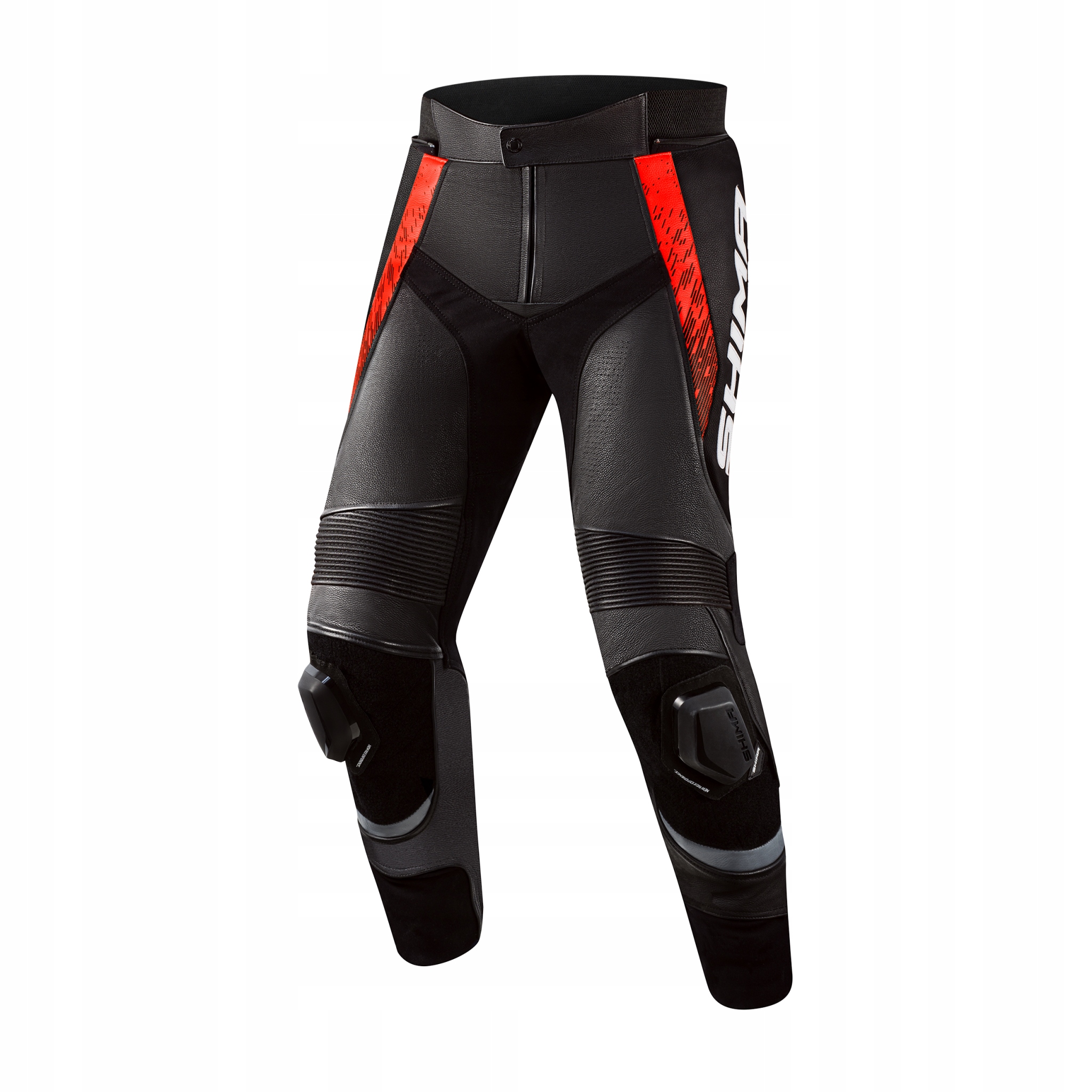 Kožené motocyklové kalhoty Shima Str 2.0 Bright Red 52