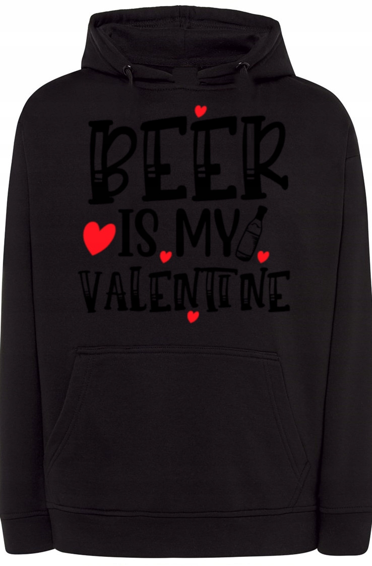 Pivo Valentýn mikina s kapucí Dárek r.XL