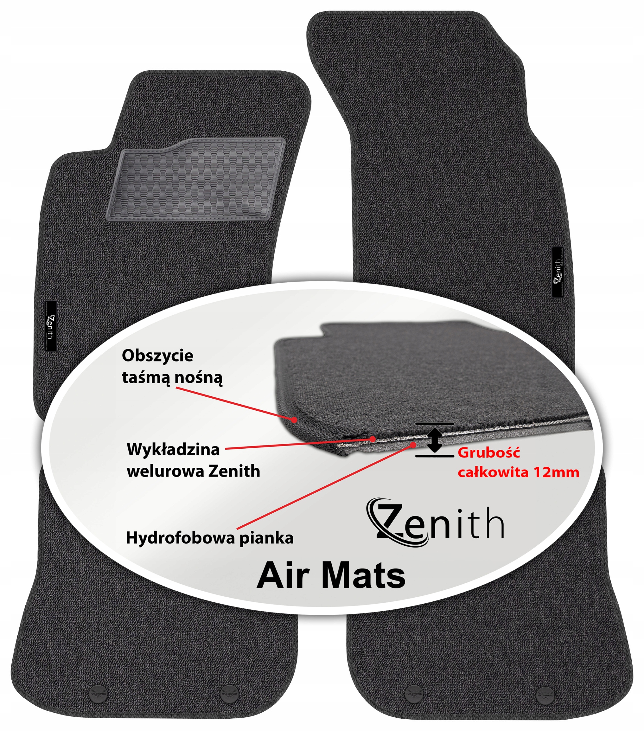 Audi A4 B5 1999-2000 Velúrové koberčeky do auta Zenith Air Mats