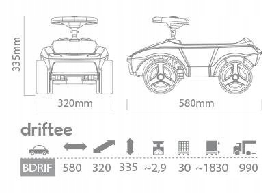 JEŹDZIK BRUMEE DRIFTEE NIEBIESKI Marka Brumee