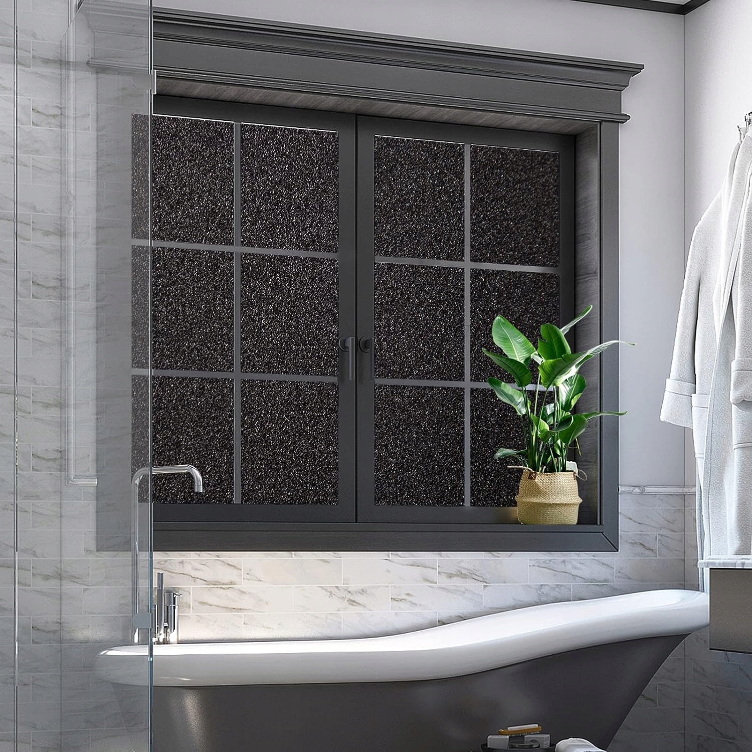 ZACIEMNIAJĄCA FOLIA OKIENNA 100% BLOKADY 44,5x200 Marka inna