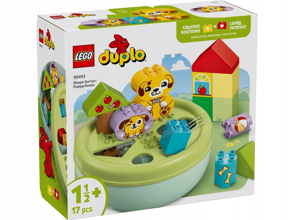 Lego 10441 Duplo Sorter tvarů: domov štěňat