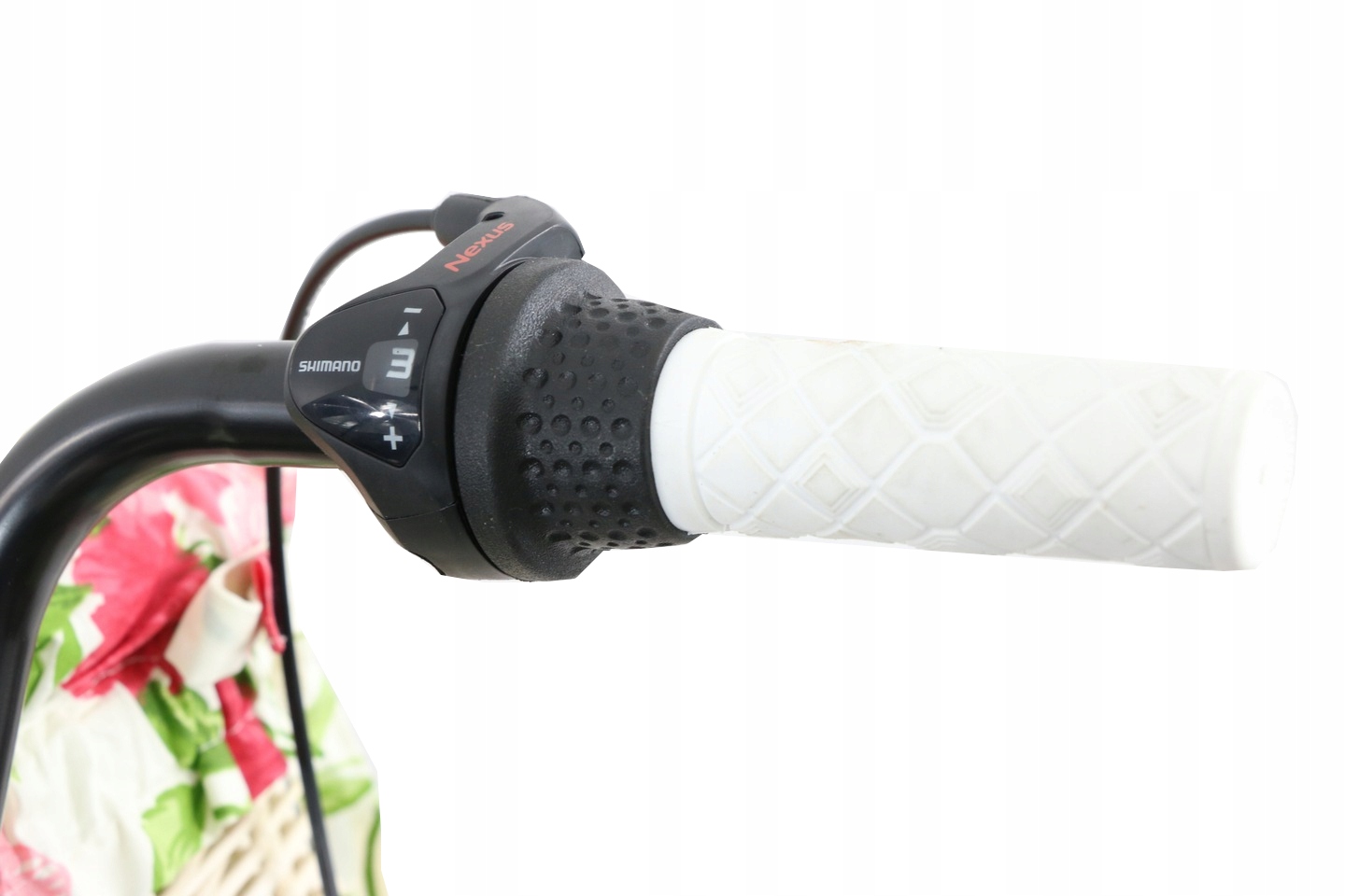 ROWER MIEJSKI LAZUROWY 3 BIEGI ALUMINIOWY KOSZ + Marka Lavida