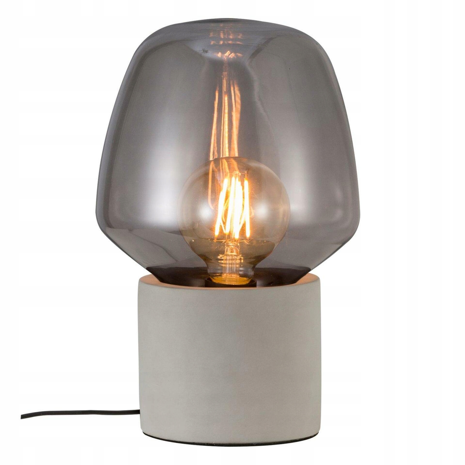 Stolová lampa Nordlux Christina 25W E27 svetlo šedá dymová 30cm