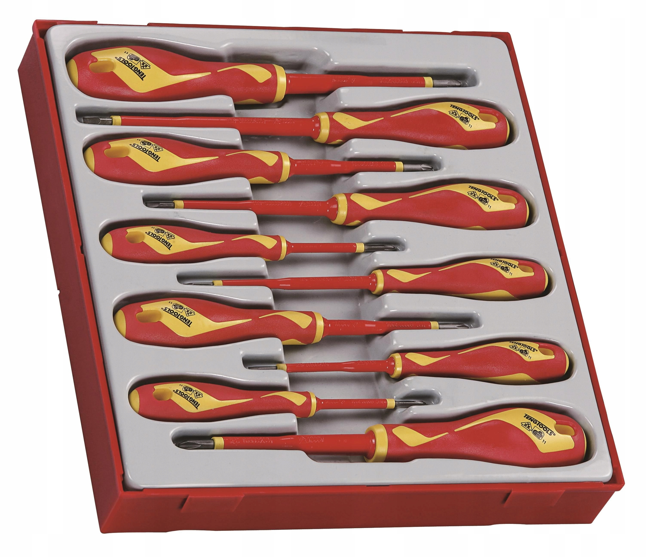 Набор отверток 10 шт 1000v Teng Tools TT