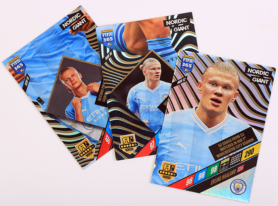 2024 Fifa 365 Haaland Nordic Giant 3 x karta Nor 12 15 18 Manchester City