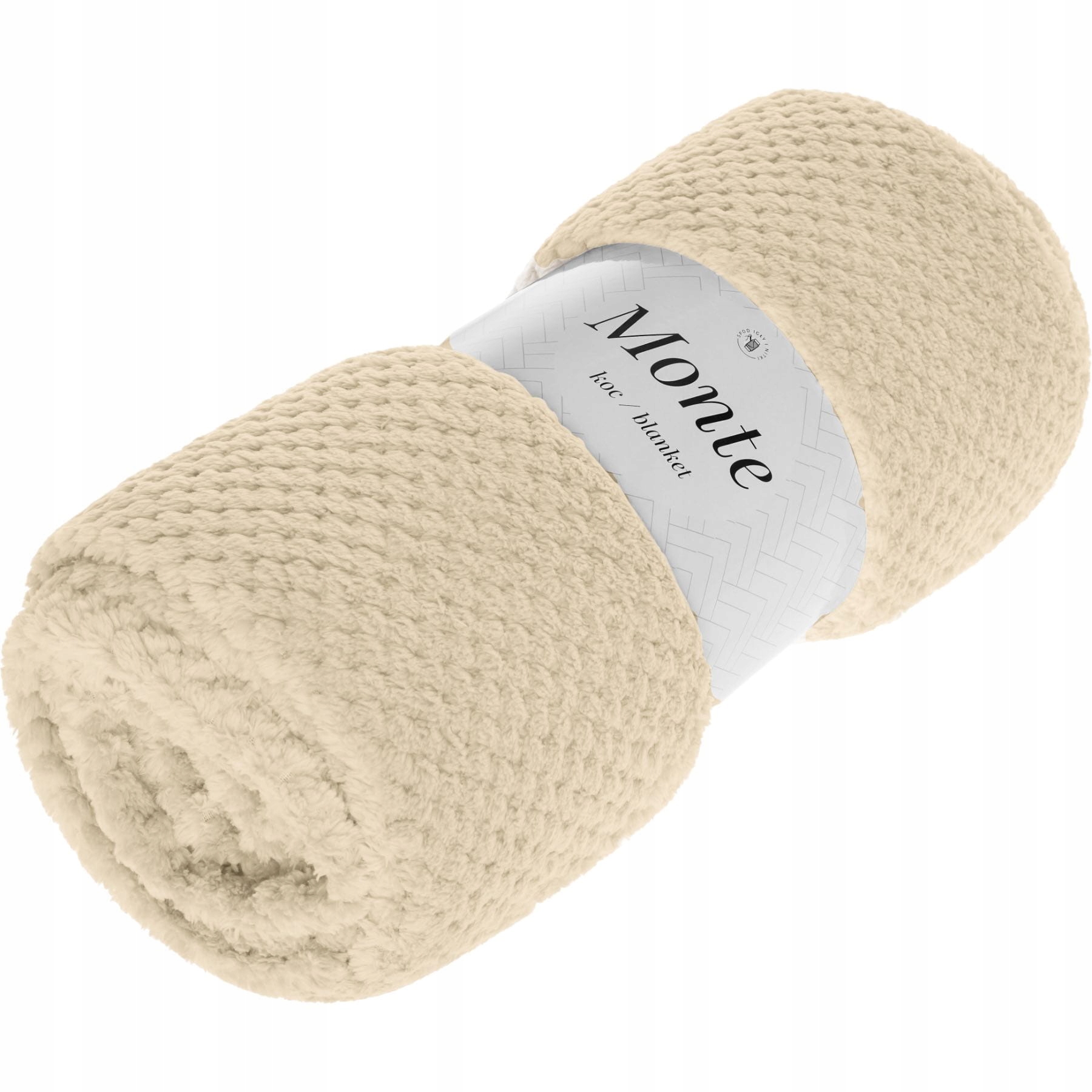 Deka z mikrovlákna Monte 200x220 světle béžová