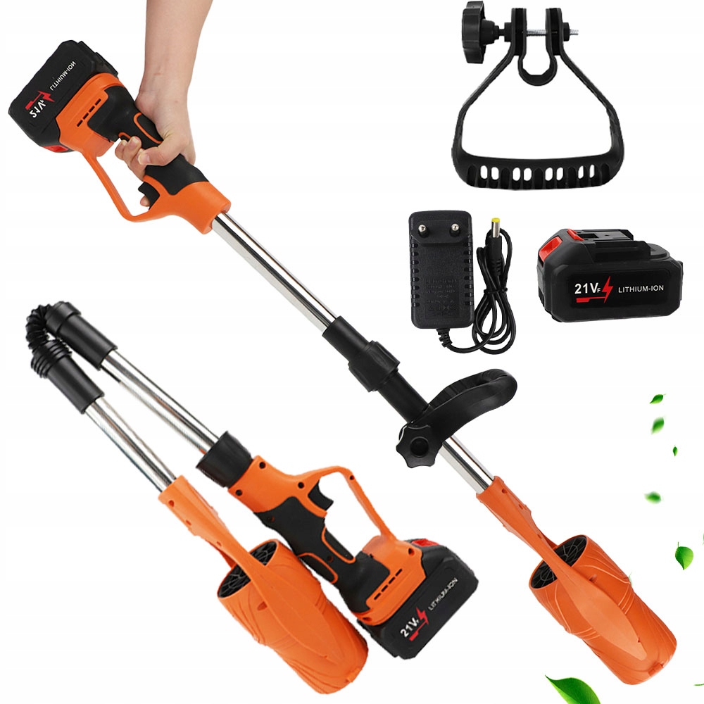 Silný Foukač na listí a prach, zahradní 2 x aku