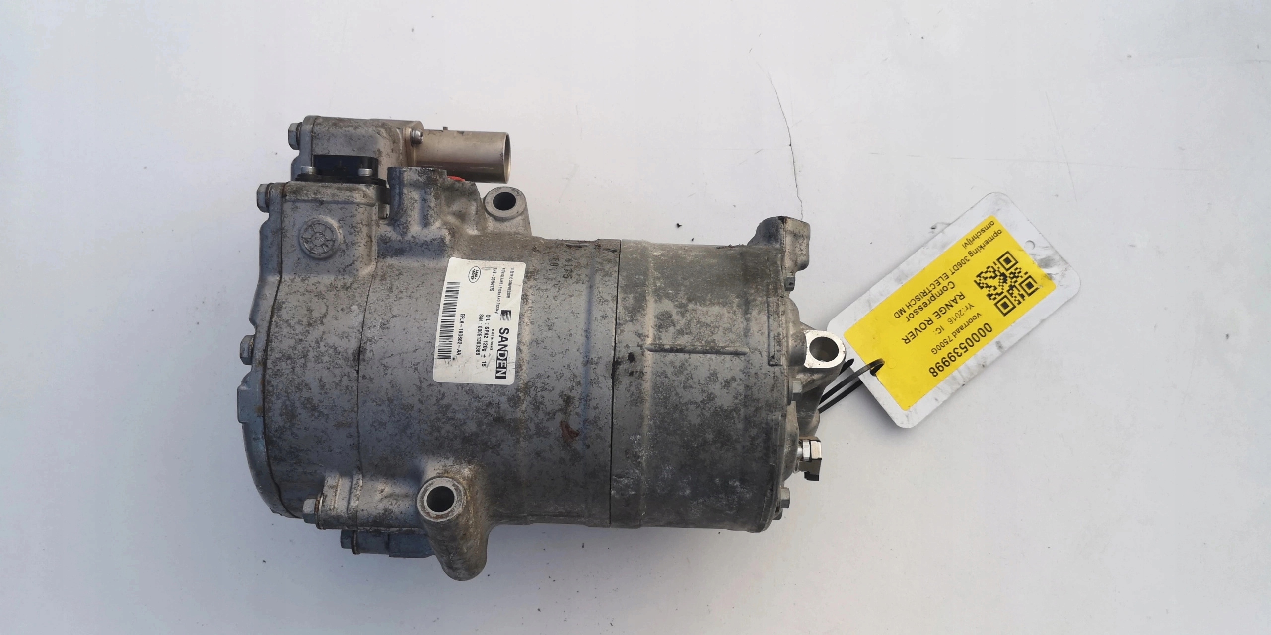 RANGE ROVER kompresor klimatizaci EPLA-19D662-AA AIR CON PUMP Klimakompres