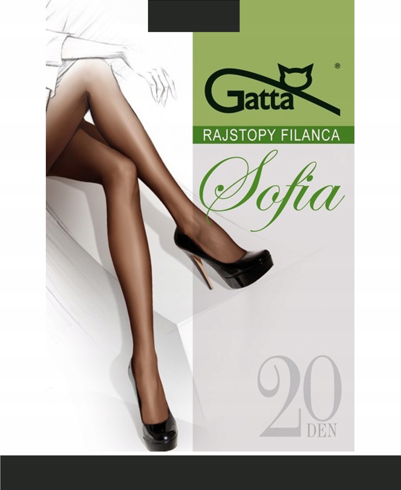 

Gatta Sofia Rajstopy dam. 20 Den wz.00/2-S/Fumo