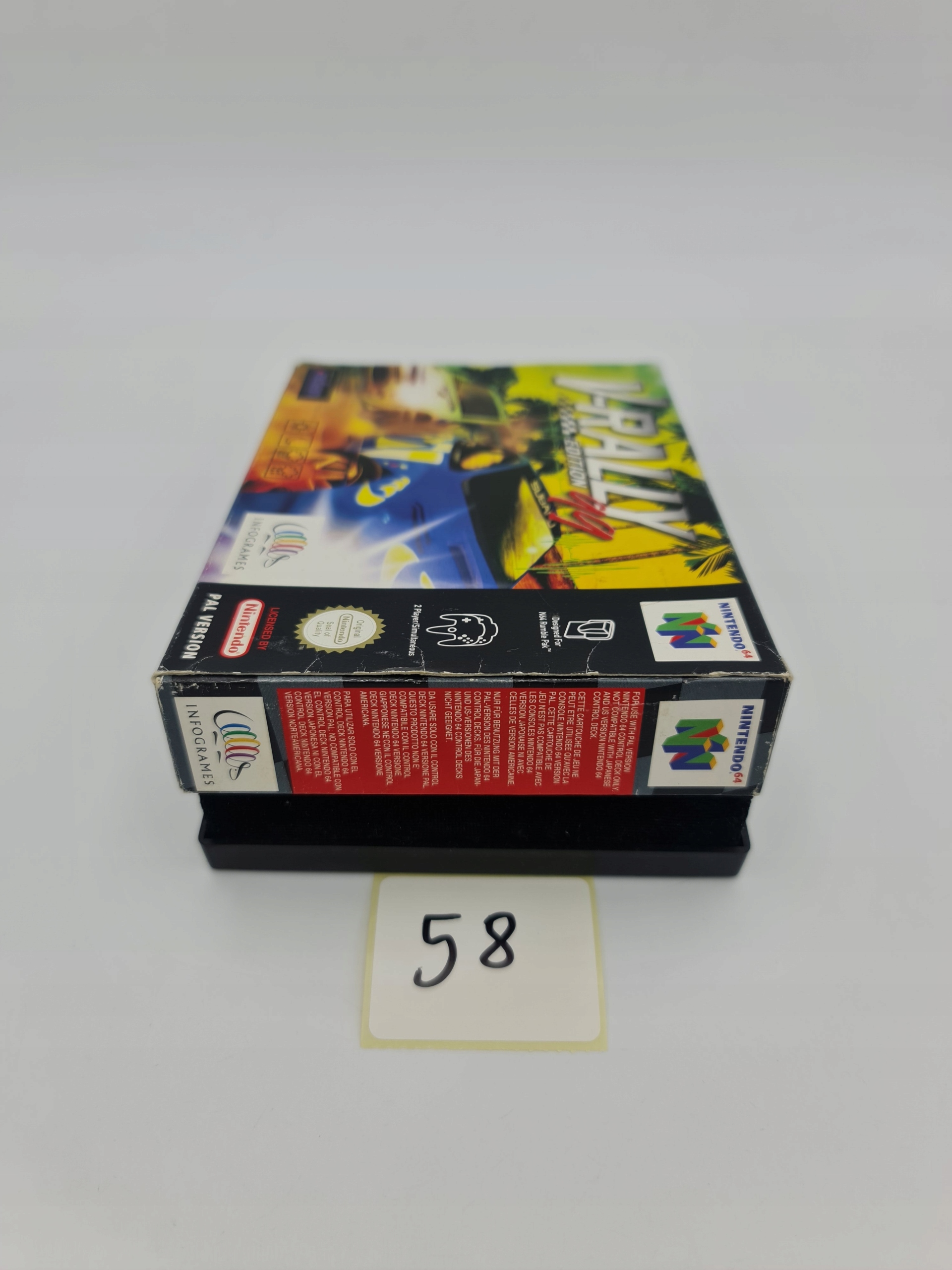 NINTENDO 64 V-RALLY EDITION 99 KARTON BOX Tytuł V-Rally 99 Edition