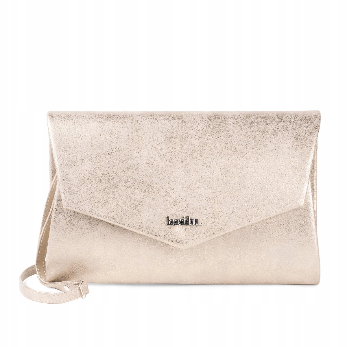

Brilu Wizytowa Damska Kopertówka Złota
