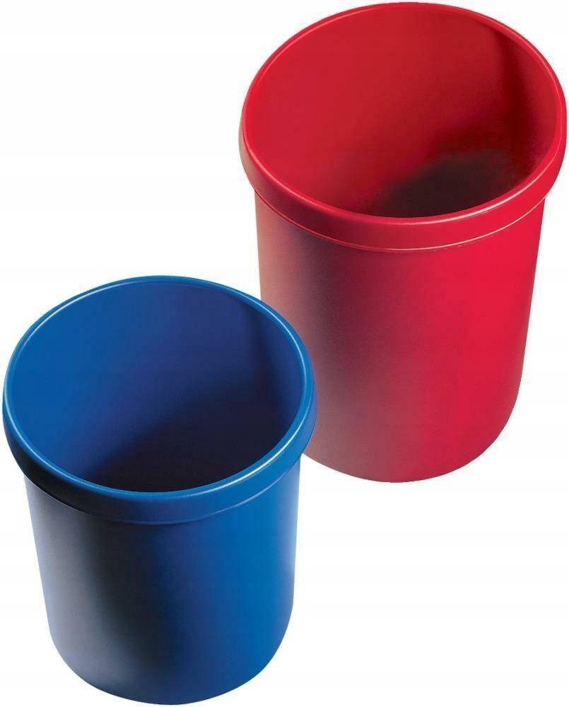 Levně Koš na papír 30l 405 mm, modrý