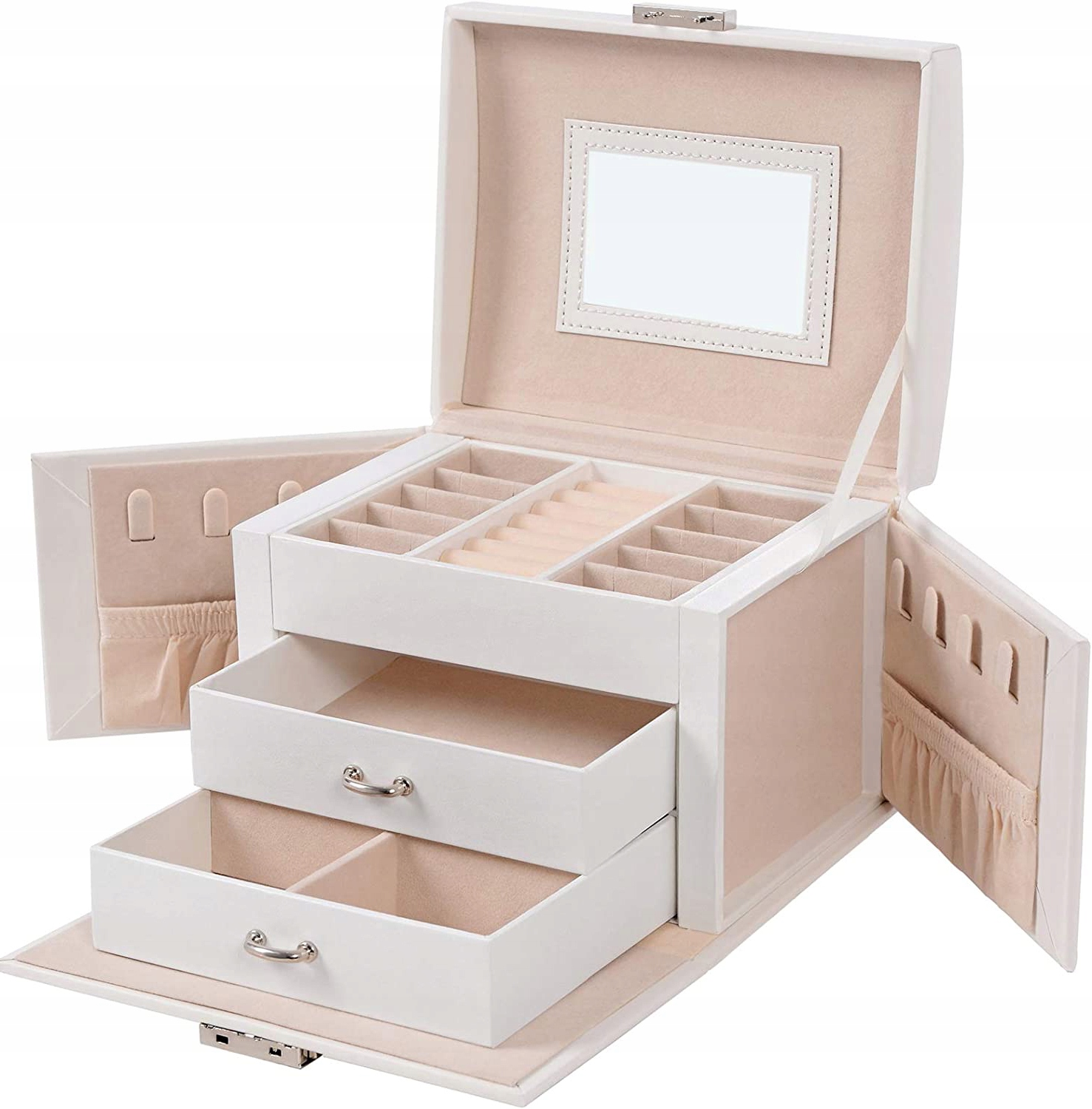 Šperkovnice na šperky, 3 kufřík