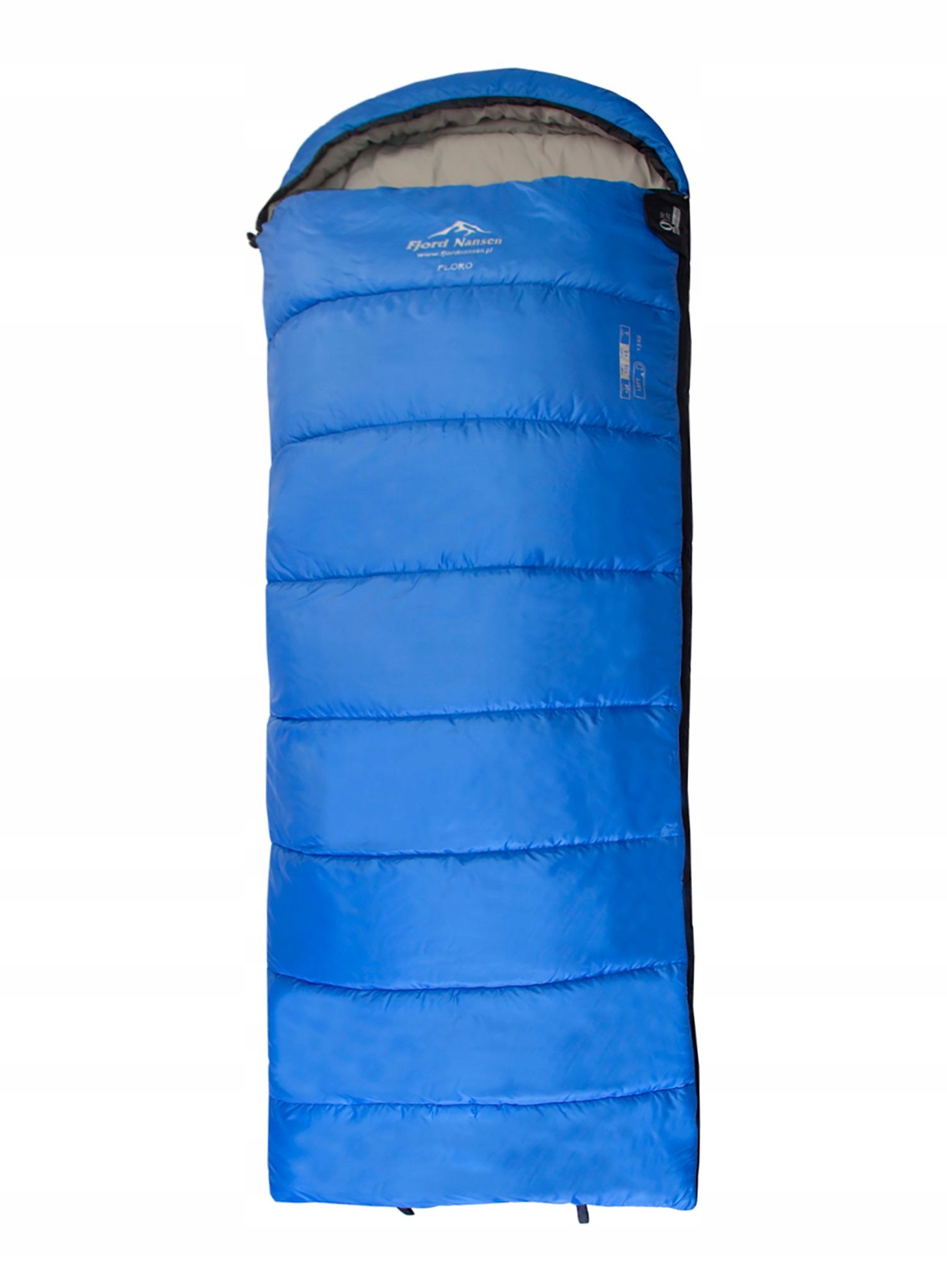 Syntetický spací pytel Fjord Nansen Floro 2.0 (185 cm) sapphire Levý