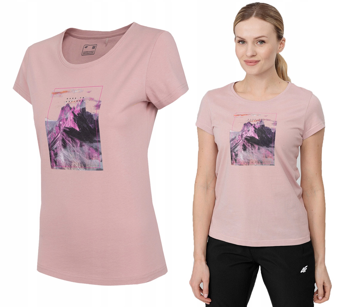 

T-shirt damski 4F TSD060 koszulka bawełniana 2XL