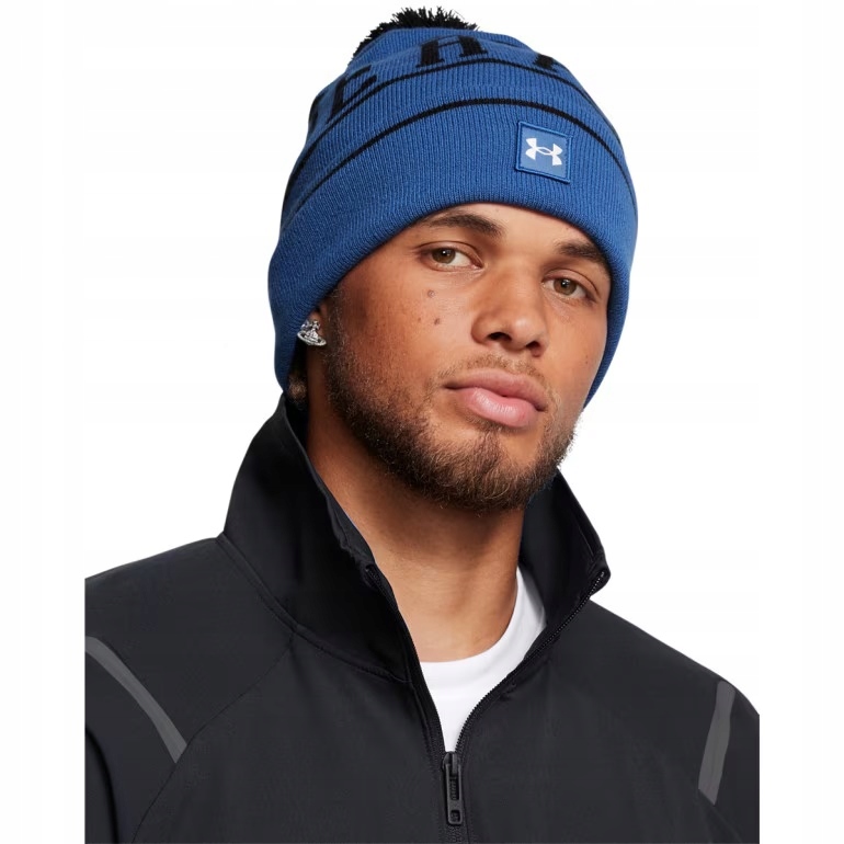 Under Armour Czapka Z Pomponem Halftime Navy Niebieska