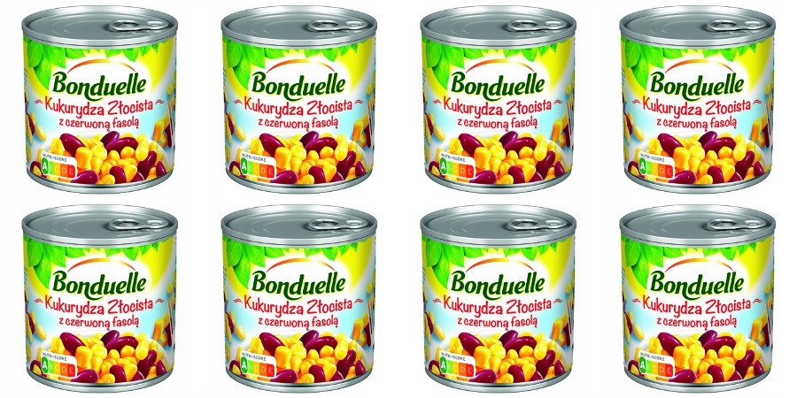 Levně 8 x 340 g Bonduelle Kukuřice s červenými fazolemi