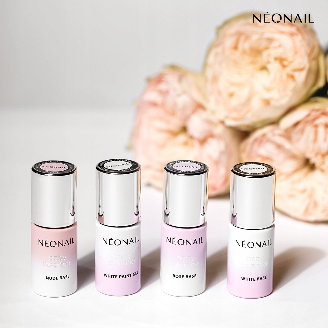 NEONAIL Baza Hybrydowa BABY BOOMER ROSE BASE 7,2ml Kolekcja BABY BOOMER BASE