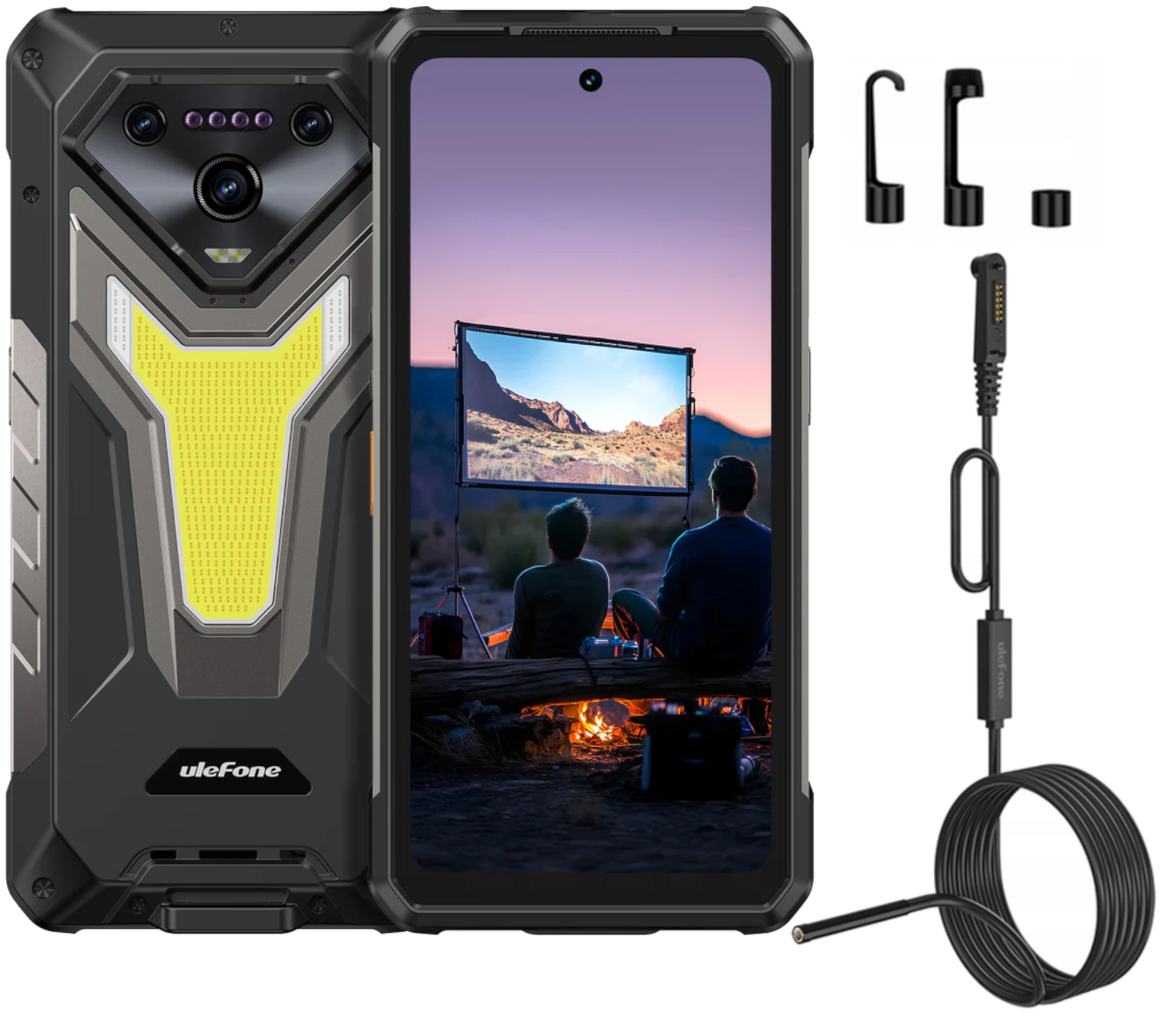 Ulefone Armor 34 Pro Plus 5G 16GB 512GB Nokto Rzutnik Endoskop EC02
