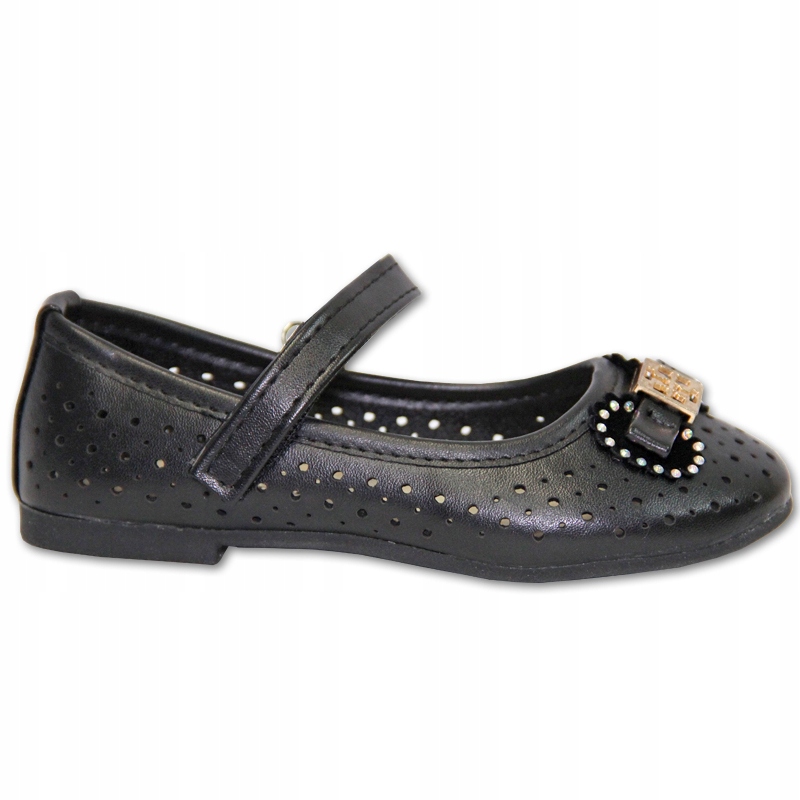 Ażurowe balerinki pantofelki wizytowe r.22/13cm Płeć dziewczynki